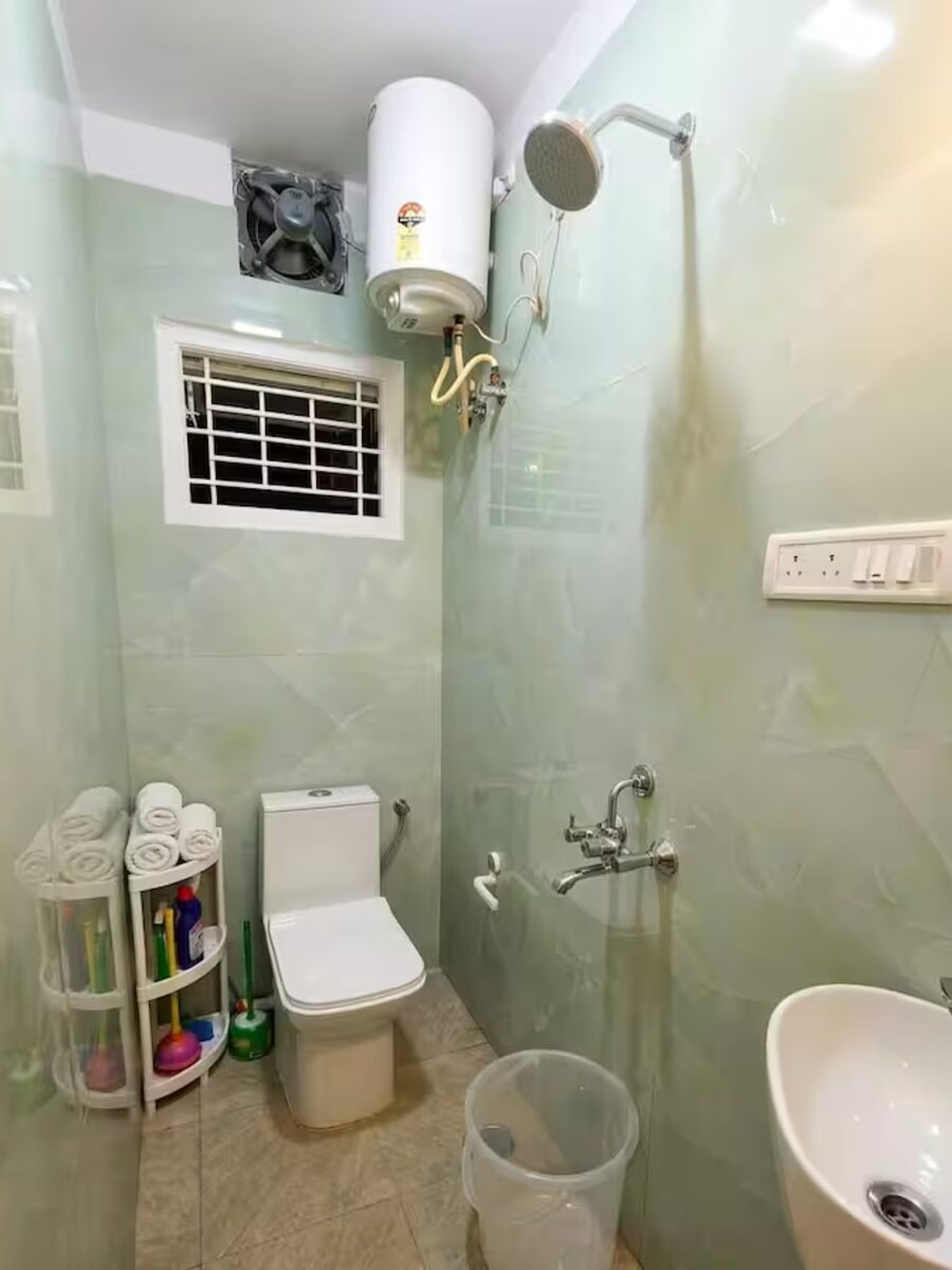 Bathroom with modern fittings